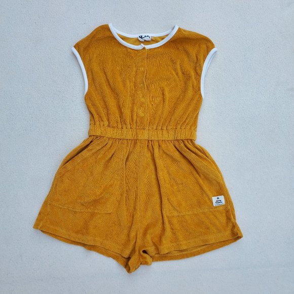 Cotton On Other - Cotton On Kids mustard yellow cap sleeve romper (9-10)